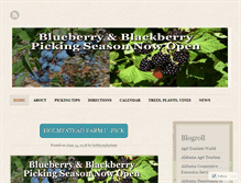 Tablet Screenshot of holmesteadfarm.com